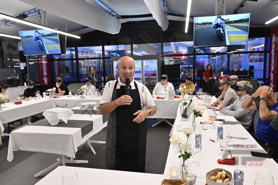 Master of Hospitality: cena al buio in Alpinestars con Jorge Martin alla guida