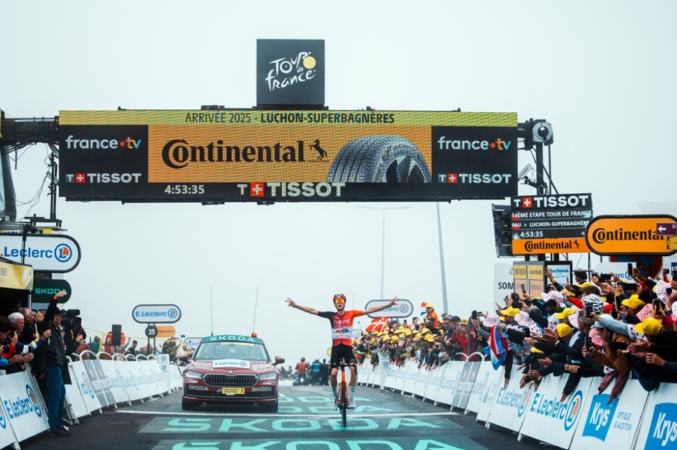 Continental al Tour de France 2026: 120 pneumatici, tra tecnologia e sicurezza in gara