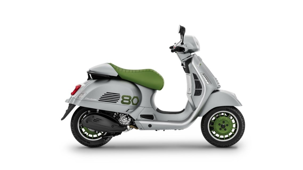 Vespa “Edisi Ke-80”: edisi koleksi, hanya diproduksi sebanyak 1.946 unit