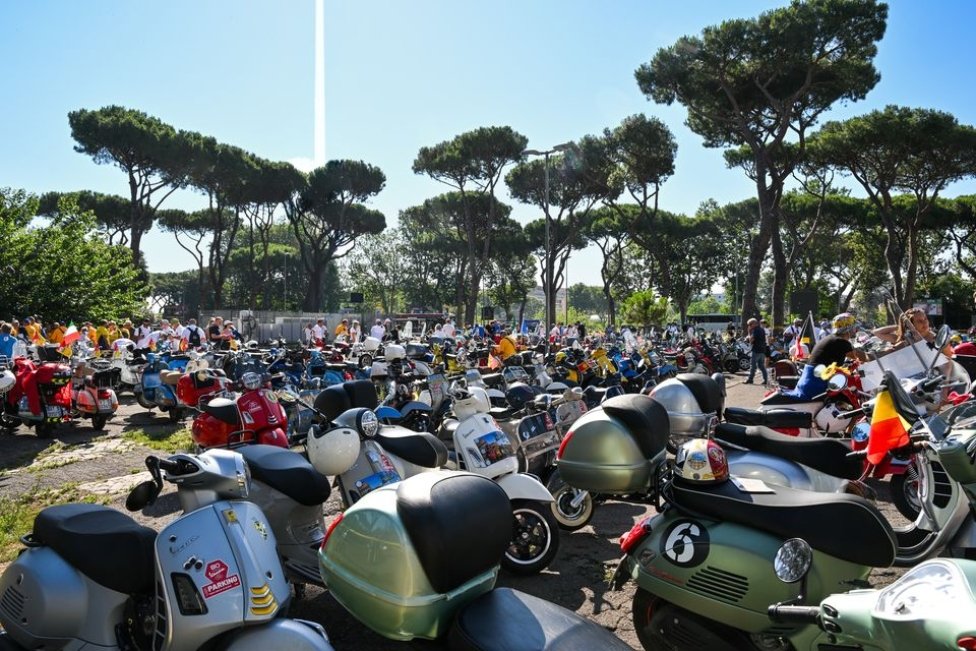 Roma: Perayaan ulang tahun ke-80 Vespa telah dimulai