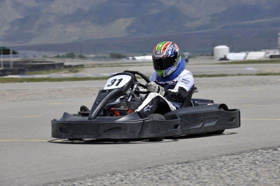 Corser sui kart