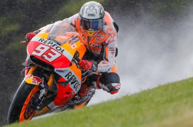 Phillip Island: primo Marquez poi la pioggia