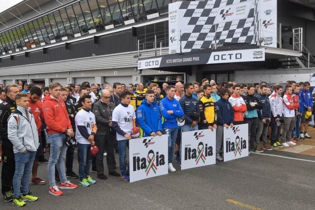 La MotoGP dona 12mila euro ai terremotati italiani