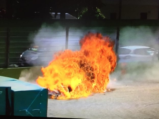 SBK: Laverty: Che paura le fiamme, ma non ho perso la tranquillità