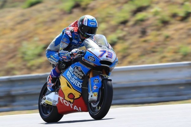 Moto2: FP2: Alex Marquez anticipa la pioggia e piega Marini