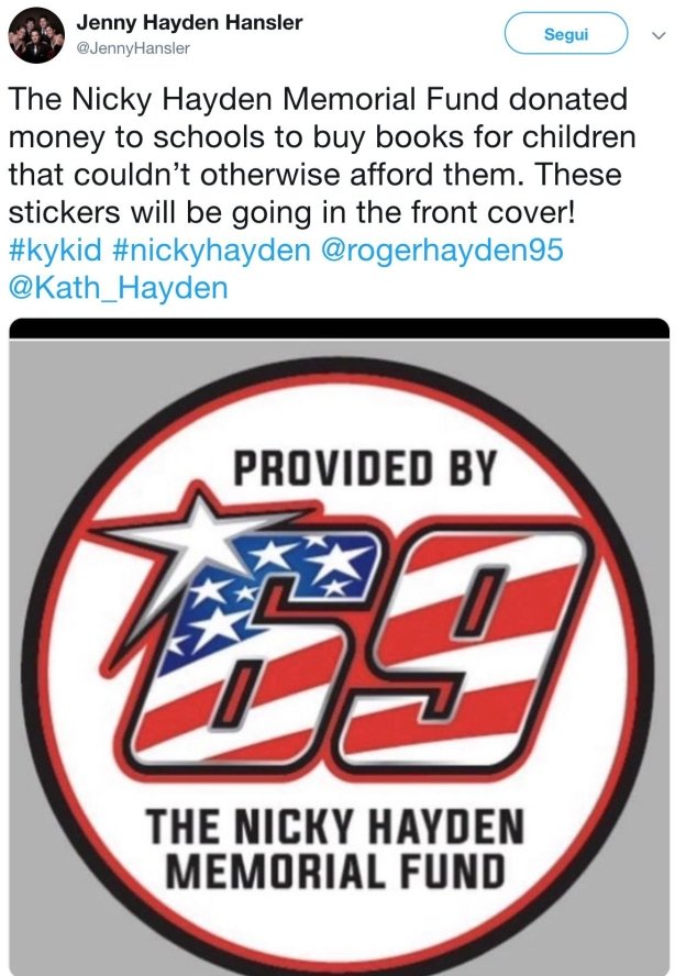 MotoGP: Nicky Hayden: la memoria non muore mai