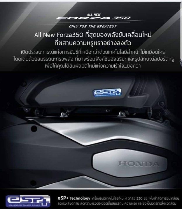 Moto - News: Honda SH 300 e Forza 300 diventeranno 350?