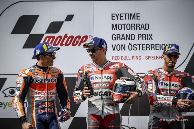 MotoGP: Lorenzo: "Dovizioso aveva un'occasione d'oro, si è spento mentalmente"