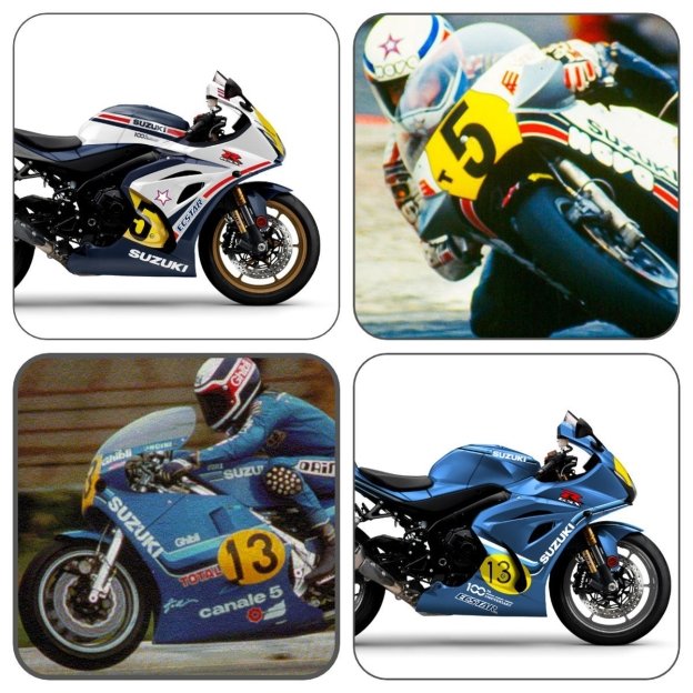 Moto - News: Suzuki Italia celebra Lucchinelli ed Uncini con la GSX-R1000R Legend Edition