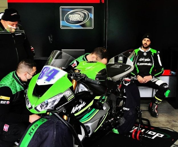 SBK: Michel Fabrizio è tornato! Eccolo in azione a Vallelunga