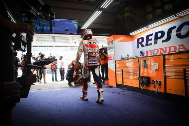 MotoGP: Marc Marquez: “Guido la Honda a scatti, come se fossi Robocop”
