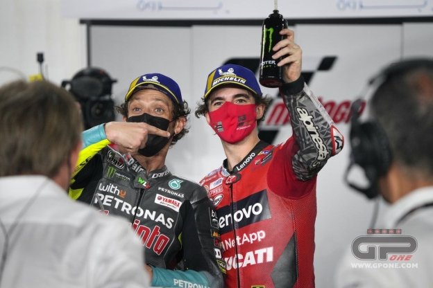 MotoGP: Rossi: "Fortunato a trovarmi dietro a Bagnaia, ha fatto paura"