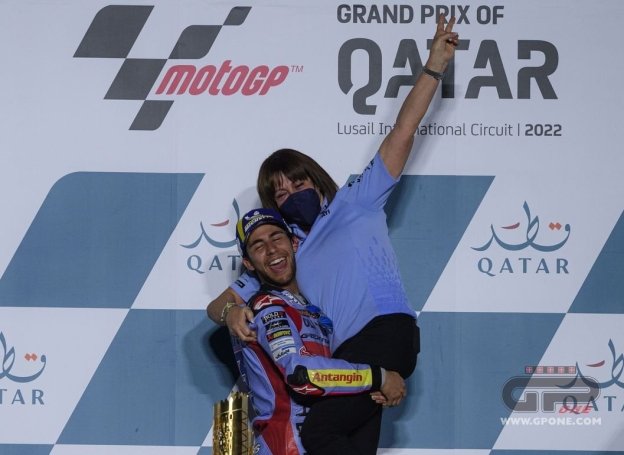 MotoGP: Bastianini: "Ho guardato gli occhi di Nadia, erano gli stessi di Fausto"