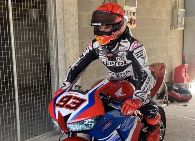 MotoGP: Marc Marquez in pista con la Honda CBR 600: vuole correre al GP di Austin!