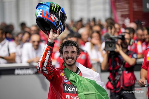 MotoGP: Bagnaia: "Me lo ha insegnato Rossi: oggi festeggio e non penso al passato"