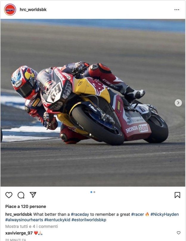 SBK: Oggi, cinque anni fa, Nicky Hayden ci lasciava