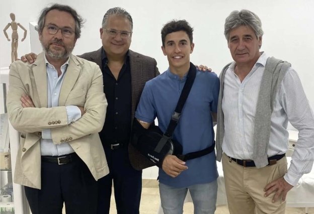 MotoGP: Medical checkup for Marquez: "positive feelings: no pain"