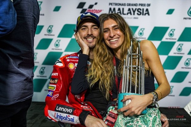 MotoGP: Domizia, la 'metà' di Bagnaia: "Il titolo? Non cambierà le nostre vite"