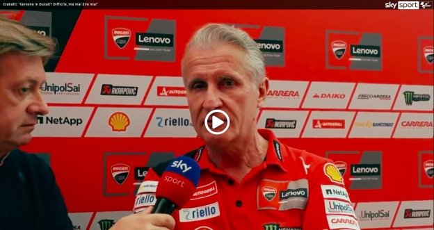 MotoGP: VIDEO - Ciabatti: "Iannone in Ducati? Mai dire mai, ma la vedo difficile"