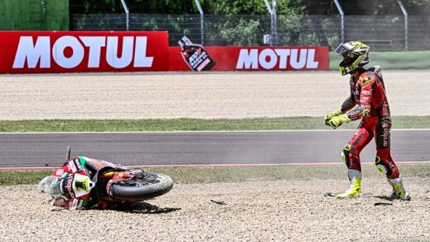 SBK: Bautista: “Ho toccato la linea bianca e sono caduto. Toprak ha giocato con Bassani”