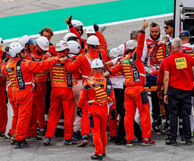 MotoGP: Nessuna frattura per Bagnaia: "una caduta strana. Misano? Ci proverò"
