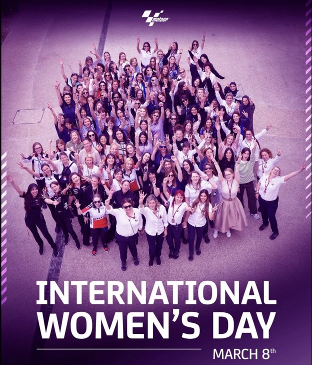 MotoGP: March 8 is women's day even in the paddock, MotoGP celebrates them this way