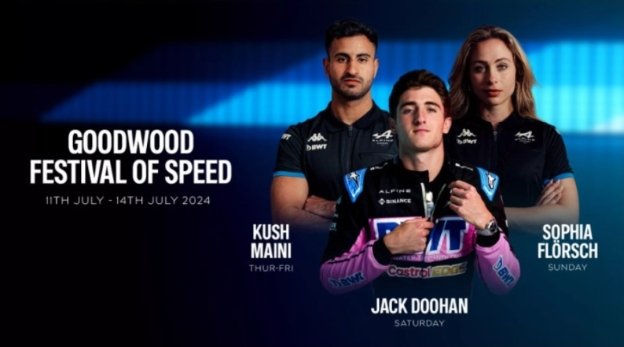 Auto - News: Alpine schiera Jack Doohan al Festival di Goodwood