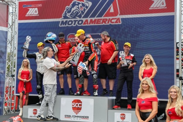MotoAmerica: New Jersey Motorsports Park: primo successo per Baz nel MotoAmerica Superbike