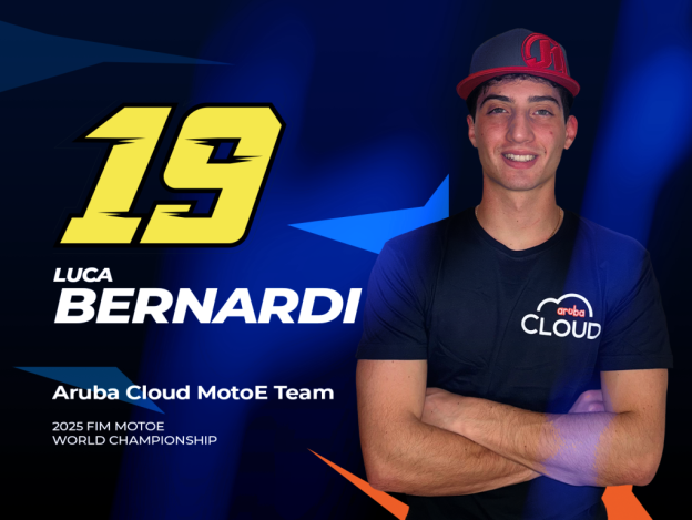 MotoE: Luca Bernardi arrives in MotoE with Aruba in 2025