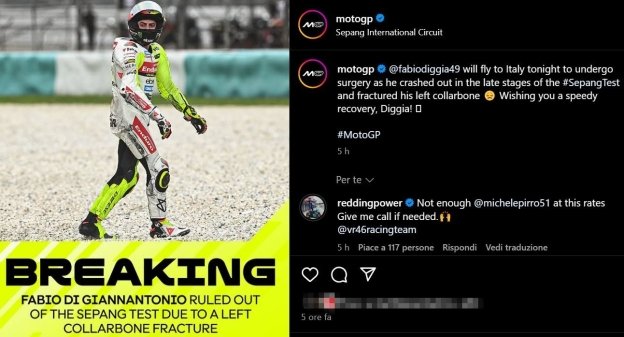 MotoGP: Tests over for Di Giannantonio, Redding offers himself as replacement
