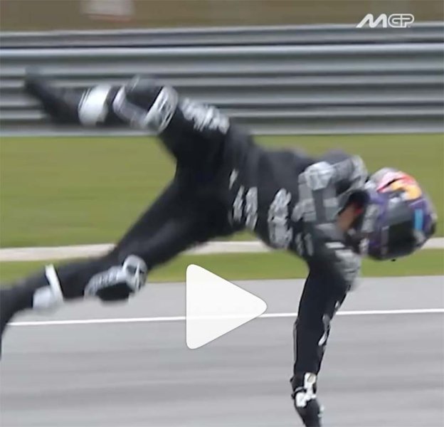 MotoGP: VIDEO Che botta! Brutto highside di Jorge Martin con l'Aprilia a Sepang