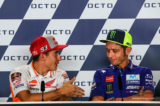 MotoGP: Rossi: "Marquez? Ho una mia opinione su di lui e non la cambio"