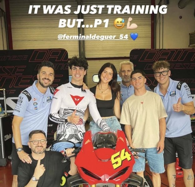 MotoGP: Fermin Aldeguer il più veloce al Mugello contro l'intera VR46 Academy