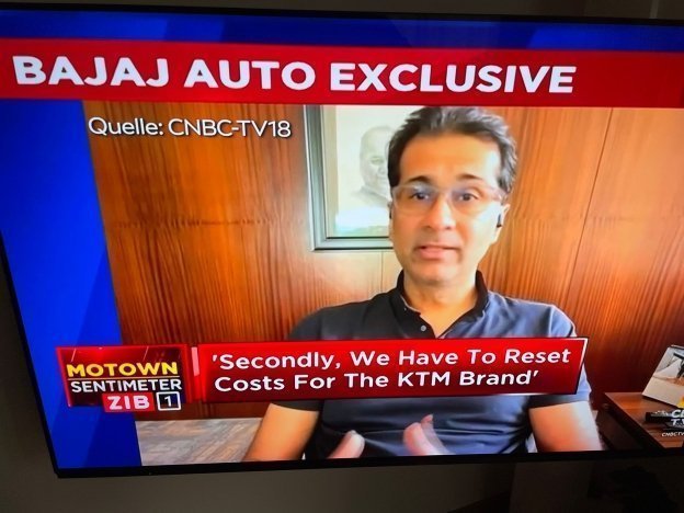 News: Bajaj: "We need to reset KTM's costs. Production in Europe is dead."