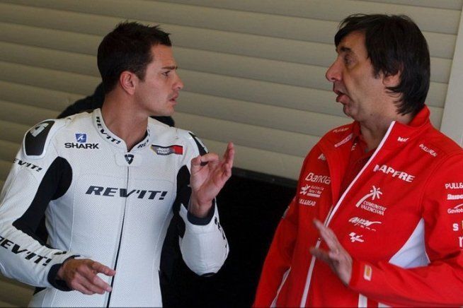 : De Puniet ed Espargaro con Aspar