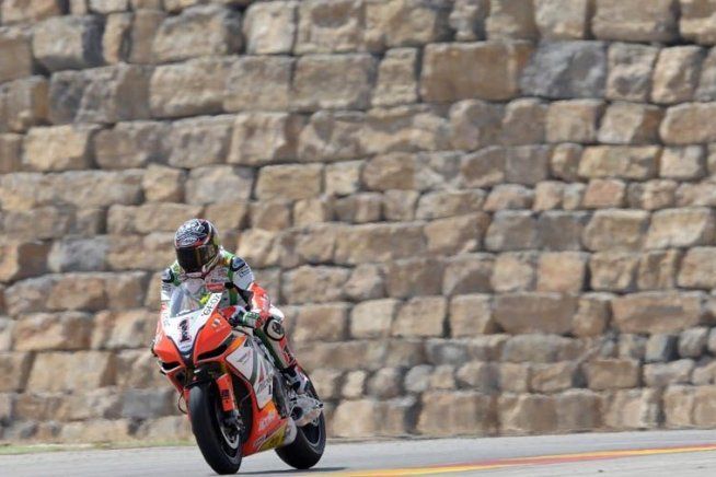 Moto - News: SBK: La pioggia disturba i test di Aragon