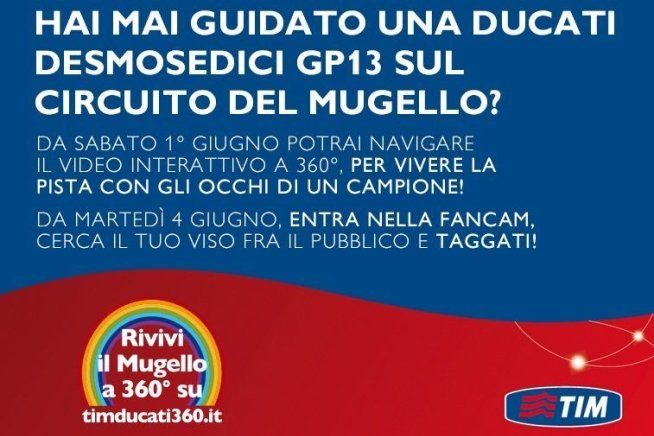Moto - News: Con la FanCam diventa un pilota Ducati