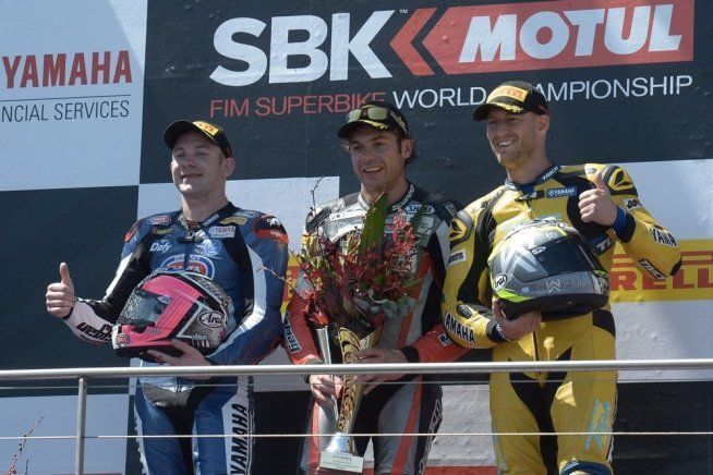 SBK: West sul podio con un motore in prestito
