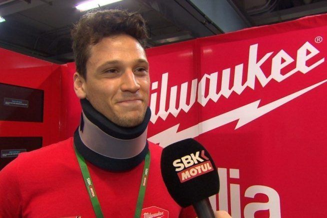 SBK: Savadori: "volevo correre, i medici mi hanno fermato"