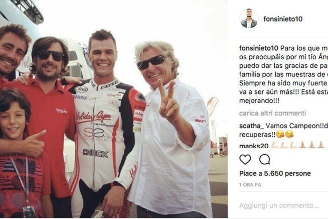 News: Fonsi Nieto: Angel è stabile e in miglioramento