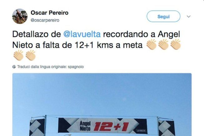 News: La Vuelta rende omaggio ad Angel Nieto