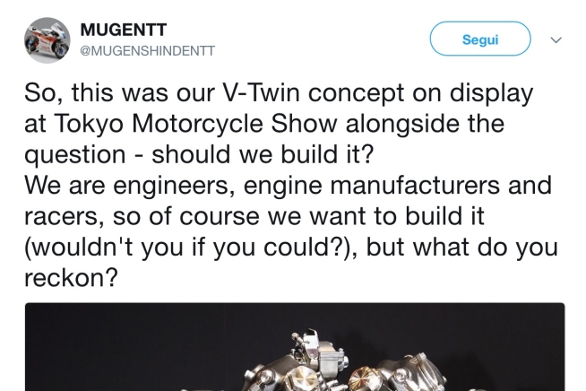 News: Mugen introduce his V-Twin concept at Tokyo Motorcycle Show 