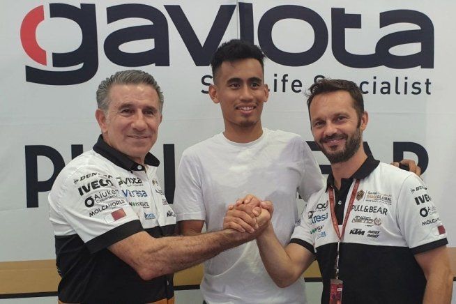 Moto2: Hafizh Syahrin riparte con il team Angel Nieto nel 2020
