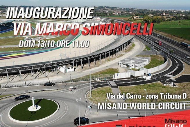 MotoGP: Domenica a Misano verrà inaugurata via Marco Simoncelli