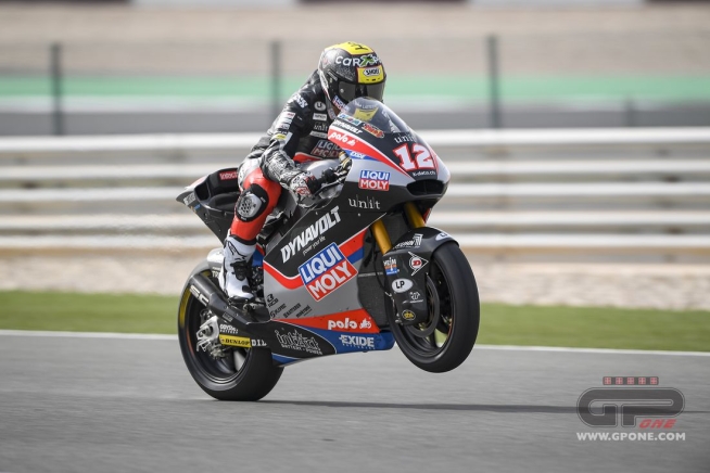 Moto2: GP Qatar, Luthi piega Martin nella FP1 in Qatar, 7° Marini