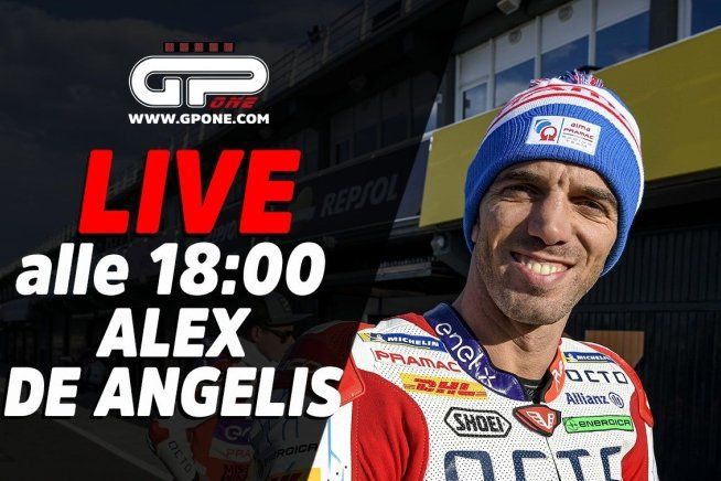 MotoE: LIVE - Alex De Angelis sarà ospite della diretta alle 18:00 su GPOne