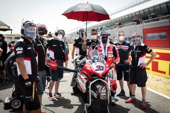 SBK: Melandri: "Il mio ritorno in gara? Ho sbagliato al primo giro"