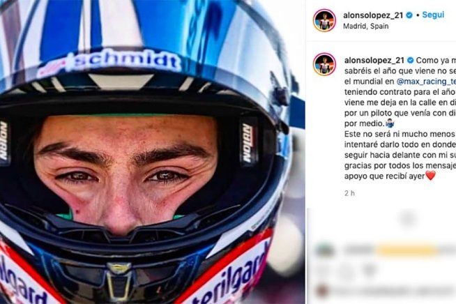 Moto3: Alonso Lopez contro Biaggi: "Lasciato a piedi con un contratto firmato"