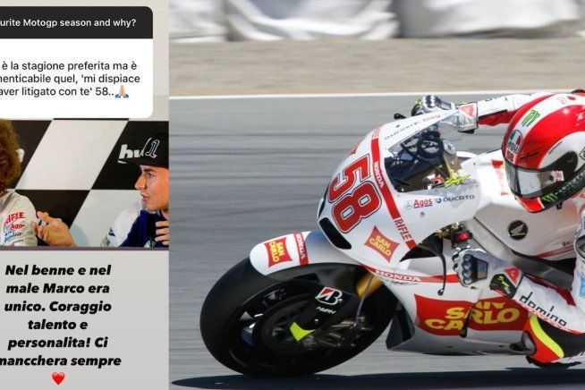 MotoGP: Lorenzo e l'omaggio a Marco Simoncelli: "Talento e coraggio. Era unico" 