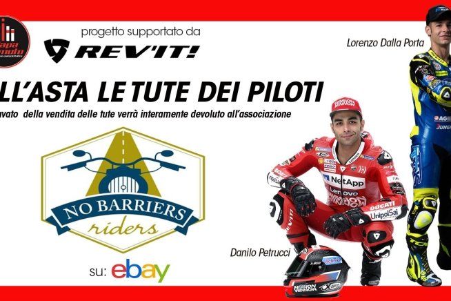 Moto - News: Petrucci e Dalla Porta: all'asta per beneficienza le tute dei due piloti 